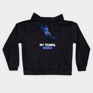 Tennis World Woman Kids Hoodie